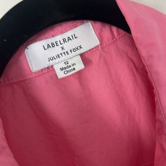 Labelrail x Juliette Foxx organza zip-through boilersuit in pink 12 - Picture 9 of 9